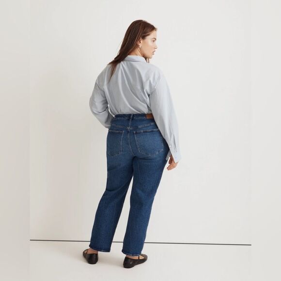 Madewell The Plus '90s Straight Jean in Barlow Wash Size 26W - Picture 7 of 13